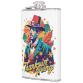 Thancksgiving Flask, Funny Flask, Thanksgiving Dri Heupfles (Links)