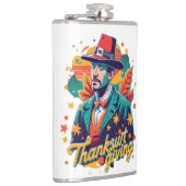 Thancksgiving Flask, Funny Flask, Thanksgiving Dri Heupfles (Rechts)