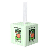 Thandler, leraar bedankt, Apple Decoratie (Voorkant hoekig)