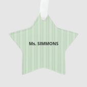 Thandler, leraar bedankt, Apple Ornament (achterkant)