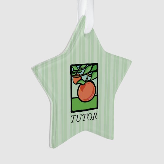 Thandler, leraar bedankt, Apple Ornament (voorkant)