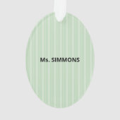 Thandler, leraar bedankt, Apple Ornament (achterkant)