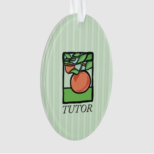 Thandler, leraar bedankt, Apple Ornament (voorkant)