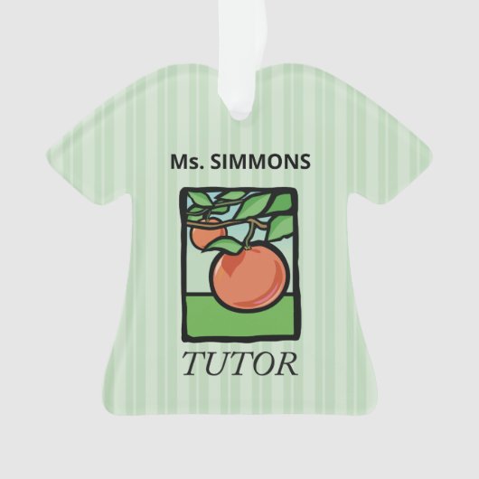 Thandler, leraar bedankt, Apple Ornament (voorkant)