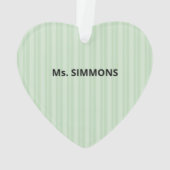 Thandler, leraar bedankt, Apple Ornament (achterkant)