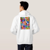 Thane Maharashtra Kaart Hoodie (Achterkant volledig)