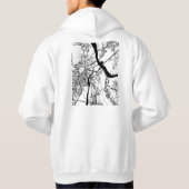 Thane Maharashtra Kaart Hoodie (Achterkant)