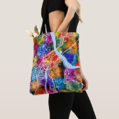 Thane Maharashtra Kaart Tote Bag (Dichtbij)