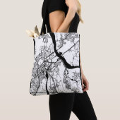 Thane Maharashtra Kaart Tote Bag (Dichtbij)