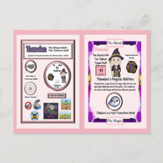 Thanelen Tovenaar - Thallium Element Briefkaart