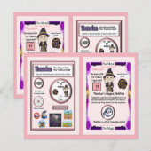 Thanelen Tovenaar - Thallium Element Briefkaart (Voorkant / Achterkant)