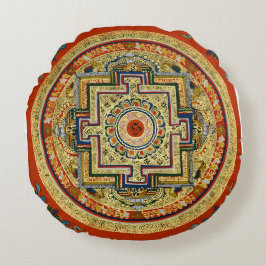 Thangka Rond Kussen