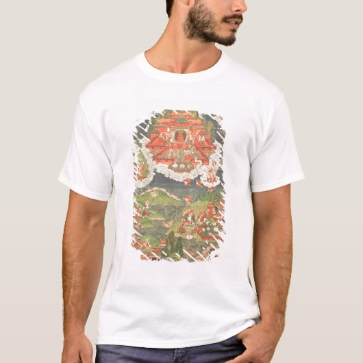 Thangka van het Paradijs Amitabha T-shirt (Voorkant)