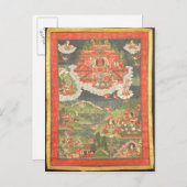 Thangka van het Paradijs van Amitabha Briefkaart (Voorkant / Achterkant)