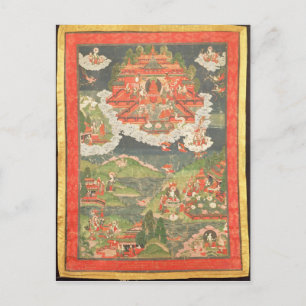 Thangka van het Paradijs van Amitabha Briefkaart
