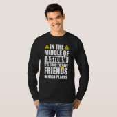 Thank A Lineman Quote Electrical Lineman Electrici T-shirt (Voorkant volledig)