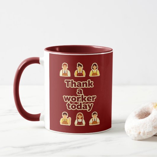 Thank a Worker Today Appreciation Shirt – Labor Mok (Met donut)
