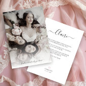 Thank Bridesmaid with Photo and Typography