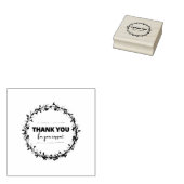 THANK FOR YOU SUPPORT RUBBERSTEMPEL (Gestempeld)