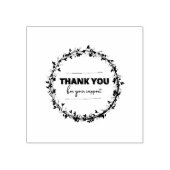 THANK FOR YOU SUPPORT RUBBERSTEMPEL (Afrduk)