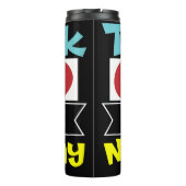 Thank God For The Gift Of A New Day Thermosbeker (Achterkant)