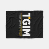 Thank God, It's Monday_ A Funny Twist On Workplace Fleece Deken (Voorkant (Horizontaal))