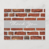 Thank To new Customer. Briefkaart (Voorkant)