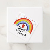 THank u Rainbow Squker-labels Bedankjes Labels (In situ)