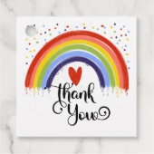 THank u Rainbow Squker-labels Bedankjes Labels (Voorkant)