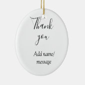 Thank you add name message simple stylish calligra keramisch ornament (Rechts)