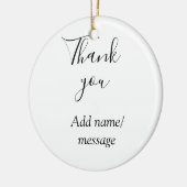 Thank you add name message simple stylish calligra keramisch ornament (Links)