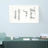 Thank you add name message simple stylish calligra spandoek (Beurs)
