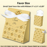 Thank You, & Add Your Names Golden Flowers Bedankdoosjes<br><div class="desc">See the range of Favor Boxes - Add your Name and a message.</div>