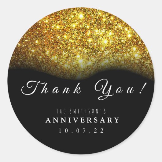 Thank You Anniversary Sticker (Voorkant)