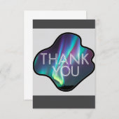Thank You, Aurora Borealis  Bedankkaart (Voorkant / Achterkant)