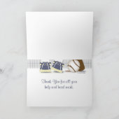 Thank You Baseball Card Template Bedankkaart (Binnen)