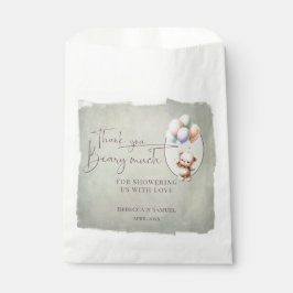 Thank You Beary Much, Bearly Wait Baby Shower Bedankzakje