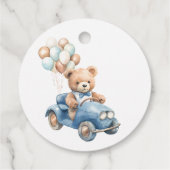 Thank You Beary Much First Birthday Watercolor Bedankjes Labels (Achterkant)