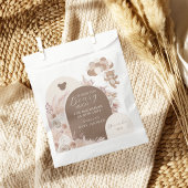 Thank You Beary Much Neutral Teddy Bear Boho Bedankzakje