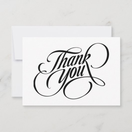 Thank You Bedankkaart (Voorkant)