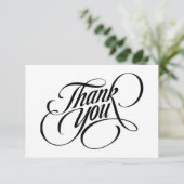 Thank You Bedankkaart (Staand voorkant)