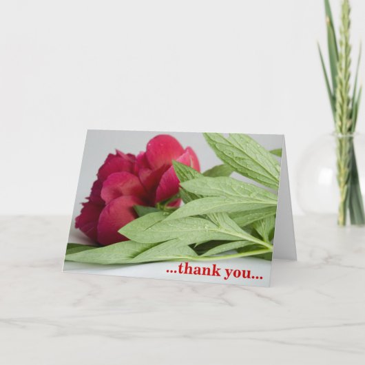 ...Thank you... Bedankkaart (Voorkant)