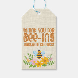 Thank you Bee Honey Client Appreciation Realtor Cadeaulabel