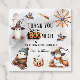 Thank You Boo Much Cute Spooky Ghost Bedankjes Labels