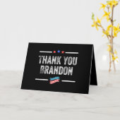 Thank You Brandon Kaart (Gele Bloem)