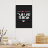 Thank You Brandon Poster (Keuken)