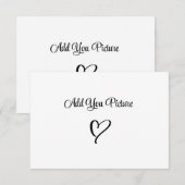 Thank You Business Promo Loyalty Note Card Save The Date (Voorkant / Achterkant)