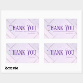 Thank You Business Sticker Lavender & Plum (Vel)
