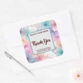 Thank You Candle Label – Elegant Gift Sticker (Envelop)