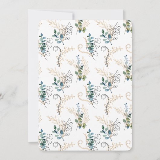 Thank You Card Baby Shower "Baby Koala" Bedankkaart (Achterkant)